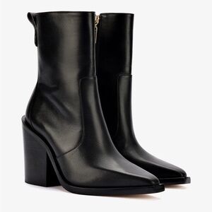 Larroude Black James Boot (Never Worn)
